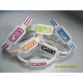 Sports Energy Armor Bracelet, Silicone Rubber Wristbands With Customized Logo / Size